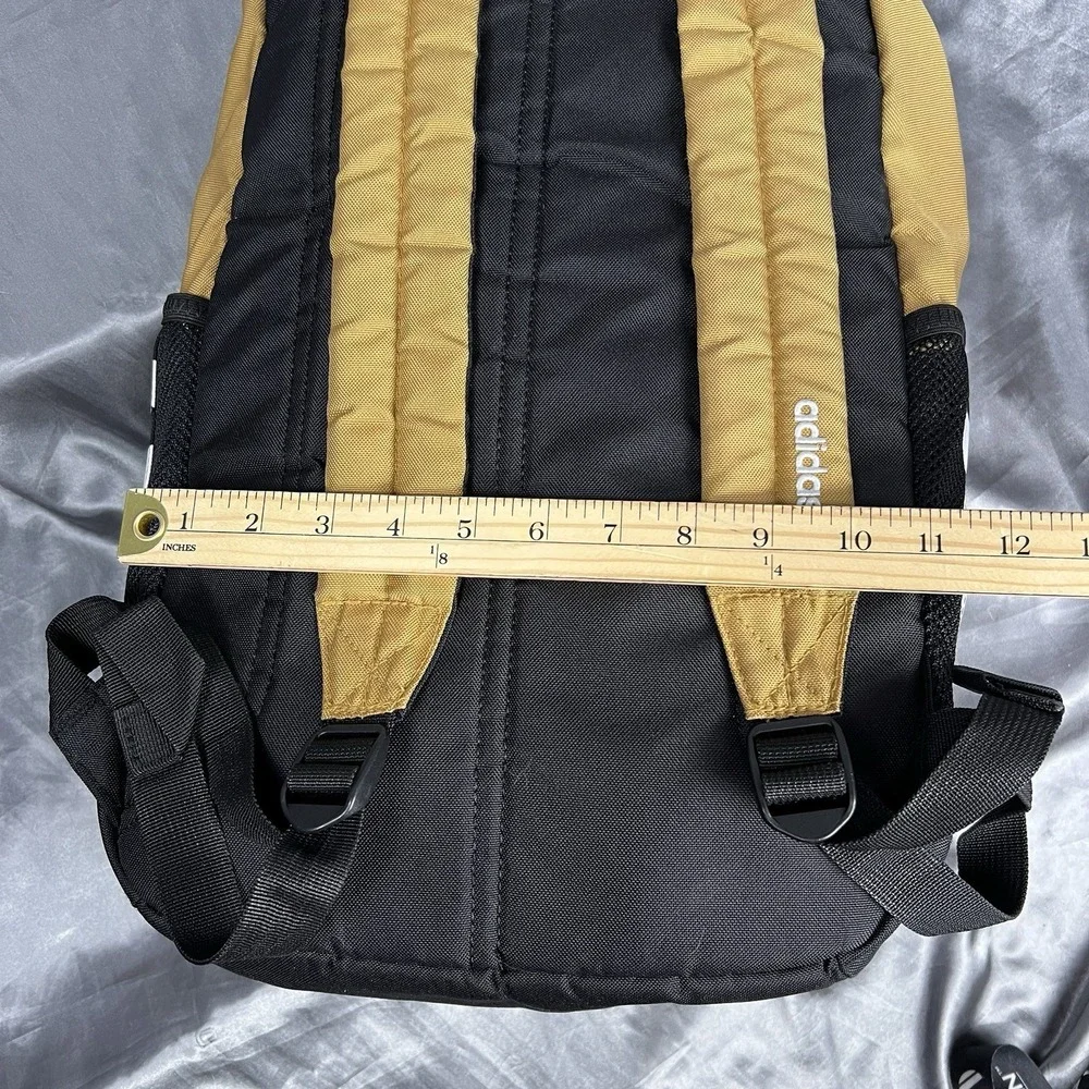 adidas Classic 3S 4 Mesa Brown/Black/White Laptop Unisex Backpack - CLEAN